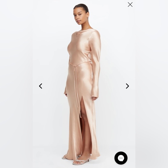 NWT moon dance long sleeve maxi dress size US2 Kendall - Picture 4 of 9